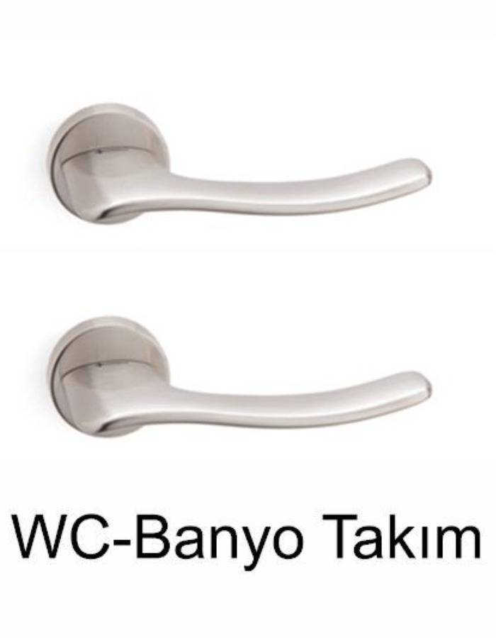 WC ROZETLİ NİKEL SATEN PARLAK NB