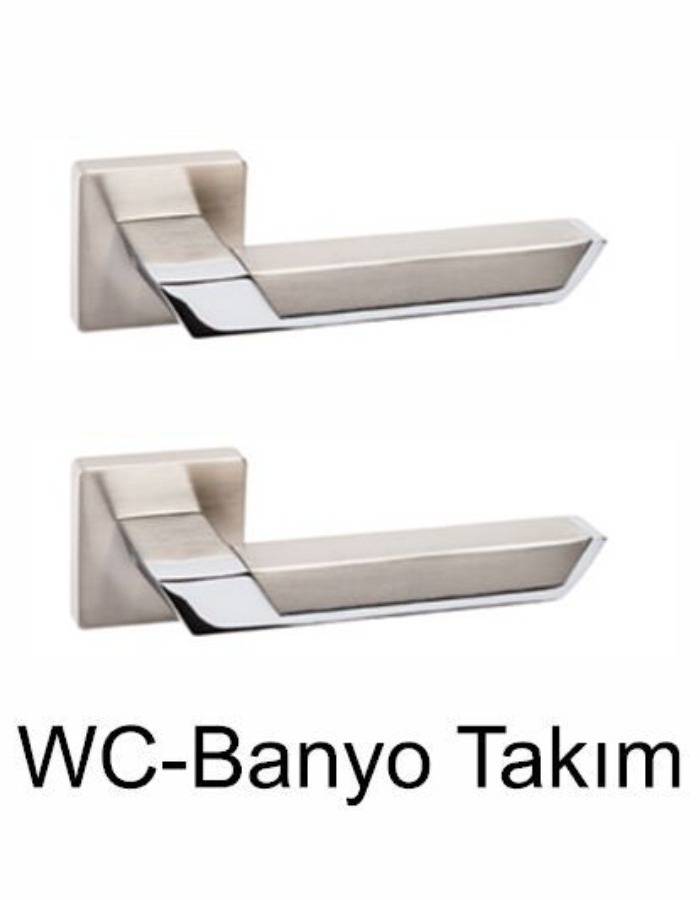 WC ROZETLİ NİKEL SATEN KROM PARLAK NB-CR